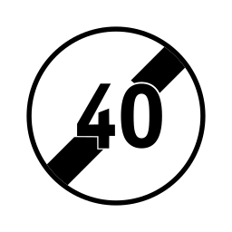 نهاية تحديد السرعة في 40 on vector.ma