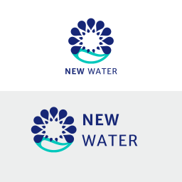 logo new water on vector.ma
