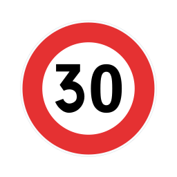 ممنوع تجاوز السرعة 30 on vector.ma