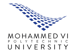mohammed vi poytechnic university logo on vector.ma