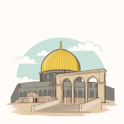 Mosquée al-Aqsa  Al Qods   مسجد الأقصى القدس on vector.ma
