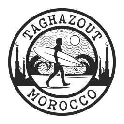Surfing in morocco logo