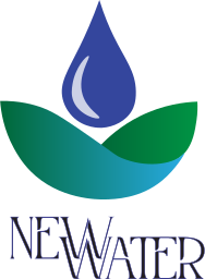 New water new logo on vector.ma