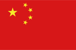 china flag on vector.ma