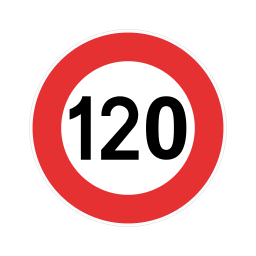 ممنوع تجاوز السرعة 120 on vector.ma