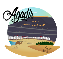 Agadir city By Fakia on vector.ma