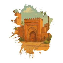 Kasbah de Marrakech  on vector.ma