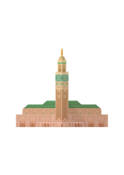 Mosquée Hassan II مسجد الحسن الثاني on vector.ma