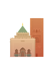 tour hassan Mausole Mohamed V rabat صومعة حسان الضريح محمد الخامس on vector.ma