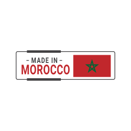 Made in morocco on vector.ma