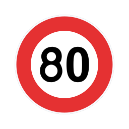 ممنوع تجاوز السرعة 80 on vector.ma