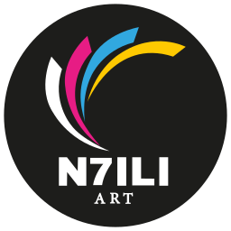 n7ili art logo on vector.ma