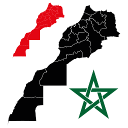 CARTE ET ETOILE DU MAROC on vector.ma