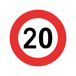 ممنوع تجاوز السرعة 20 on vector.ma