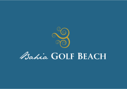 bahia golf beach logo on vector.ma
