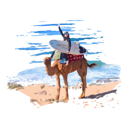 Surfing in Morocco - imsouane