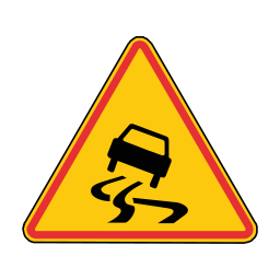 طريق زلق (مؤقت) on vector.ma
