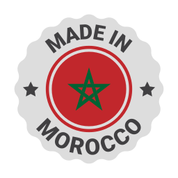 Made in morocco on vector.ma