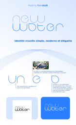 New Water logo redesign proposal - Made by Retcy on vector.ma